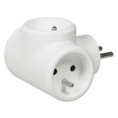 Legrand - LEG50632 - Fiche Multiprise - 3 x 2P + T FR - Latérale